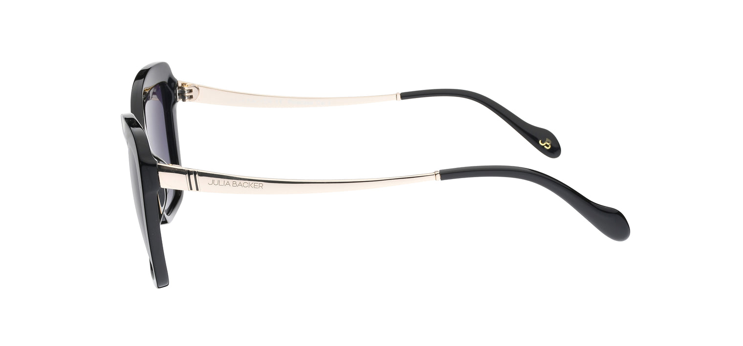 Gafas de sol con forma de mariposa Julia Backer de Color negra3