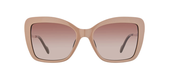 Gafas de sol con forma de mariposa Julia Backer de Color nude