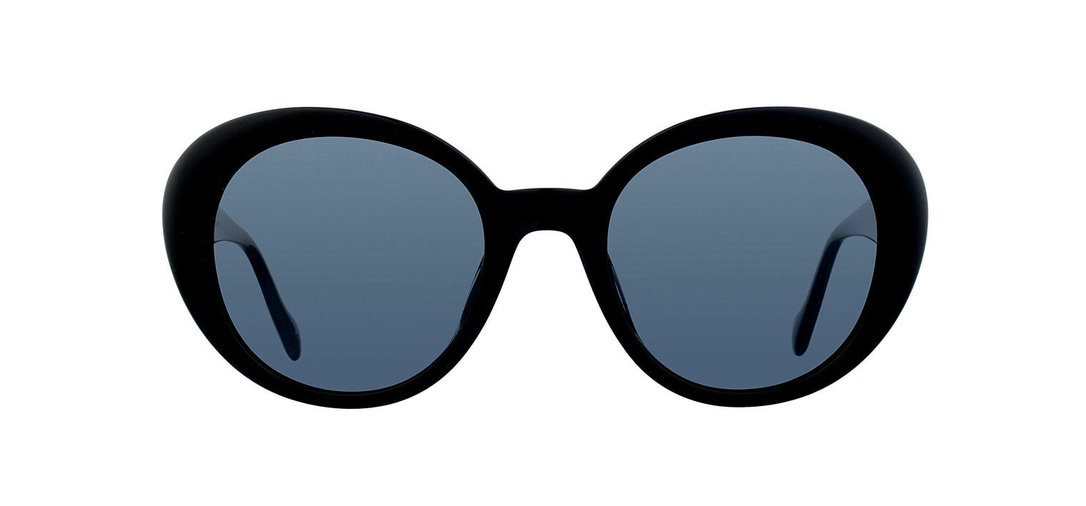 Gafas de sol con forma ovalada Julia Backer de Color negra