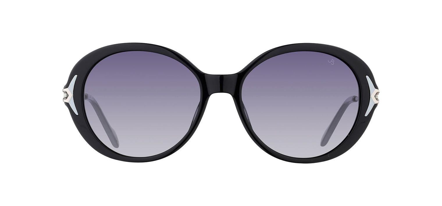 Gafas de sol con forma ovalada Julia Backer de Color negra