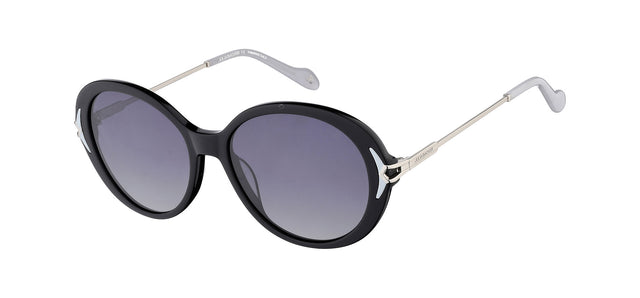Gafas de sol con forma ovalada Julia Backer de Color negra2