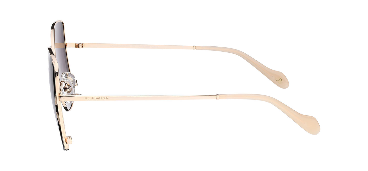 Gafas de sol con forma de mariposa Julia Backer de Color negra3