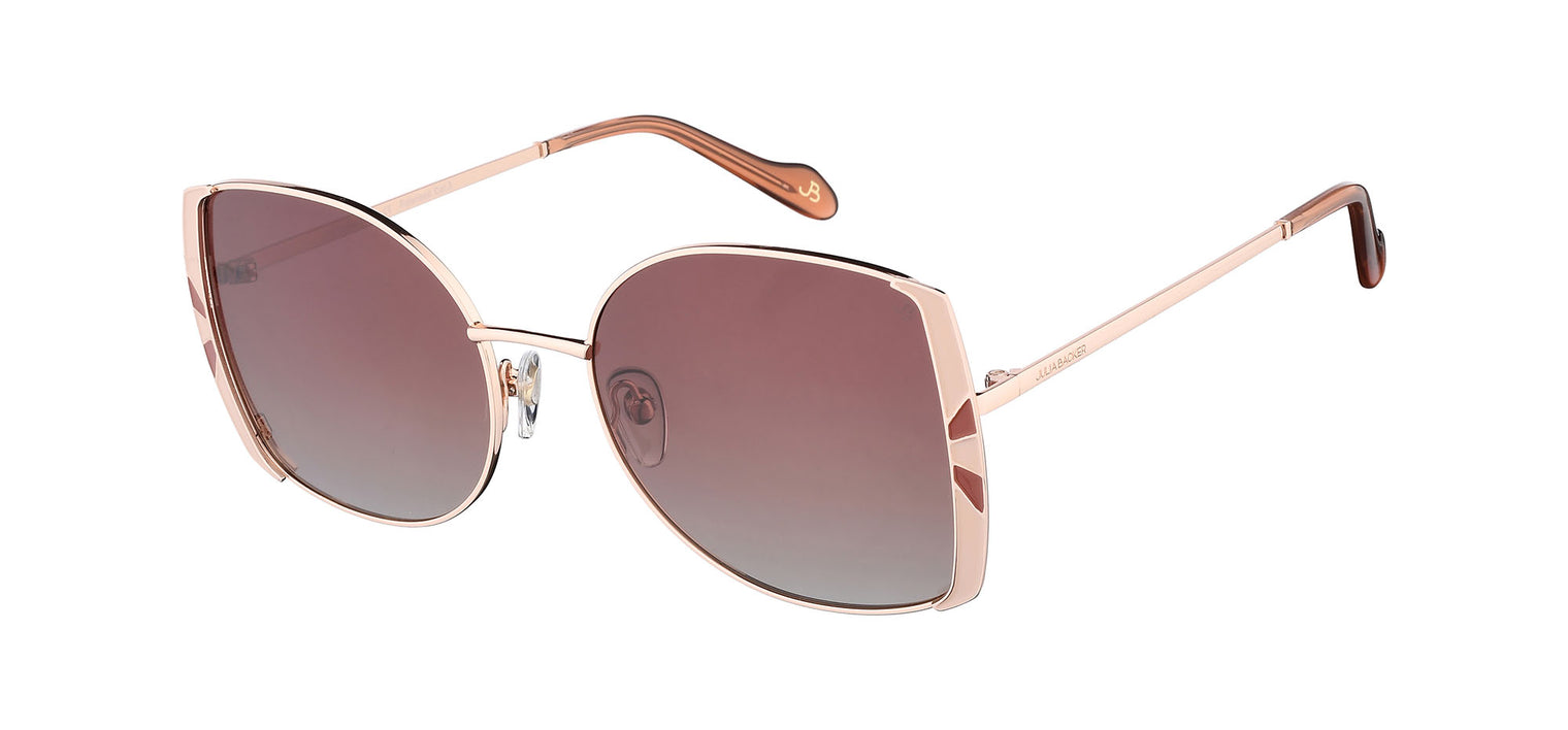 Gafas de sol con forma de mariposa Julia Backer de Color nude2