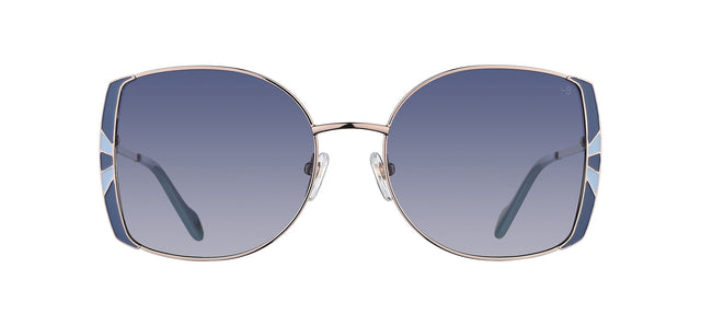 Gafas de sol con forma de mariposa Julia Backer de Color azul