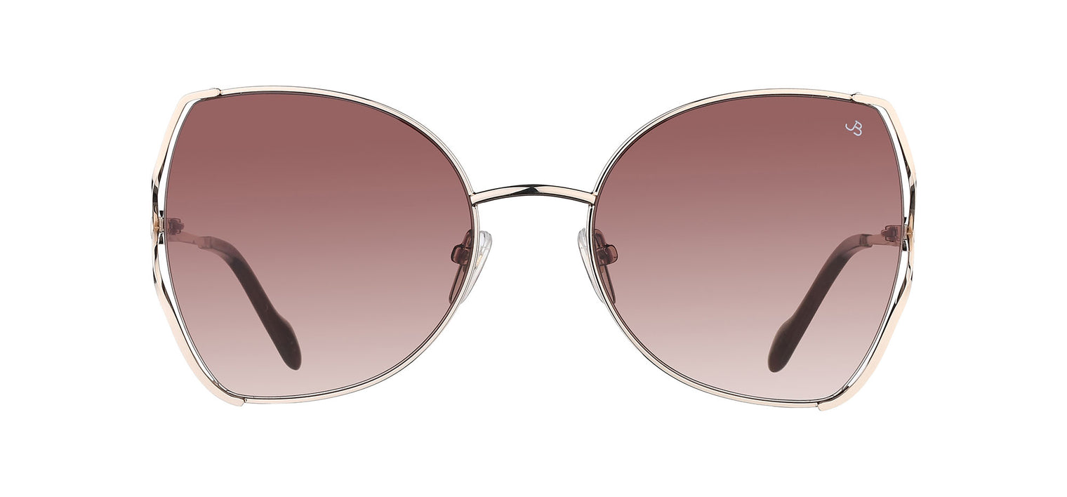 Gafas de sol con forma de mariposa Julia Backer de Color dorada-marrón