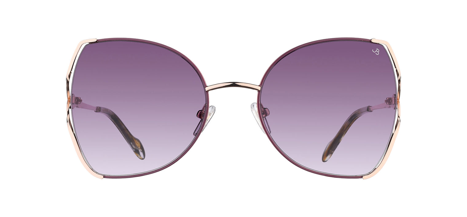 Gafas de sol con forma de mariposa Julia Backer de Color dorada-rosa