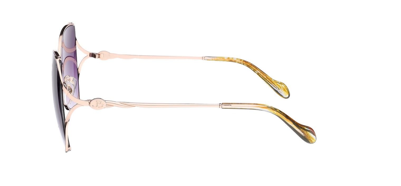 Gafas de sol con forma de mariposa Julia Backer de Color dorada-rosa3