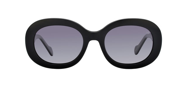 Gafas de sol con forma ovalada Julia Backer de Color negra
