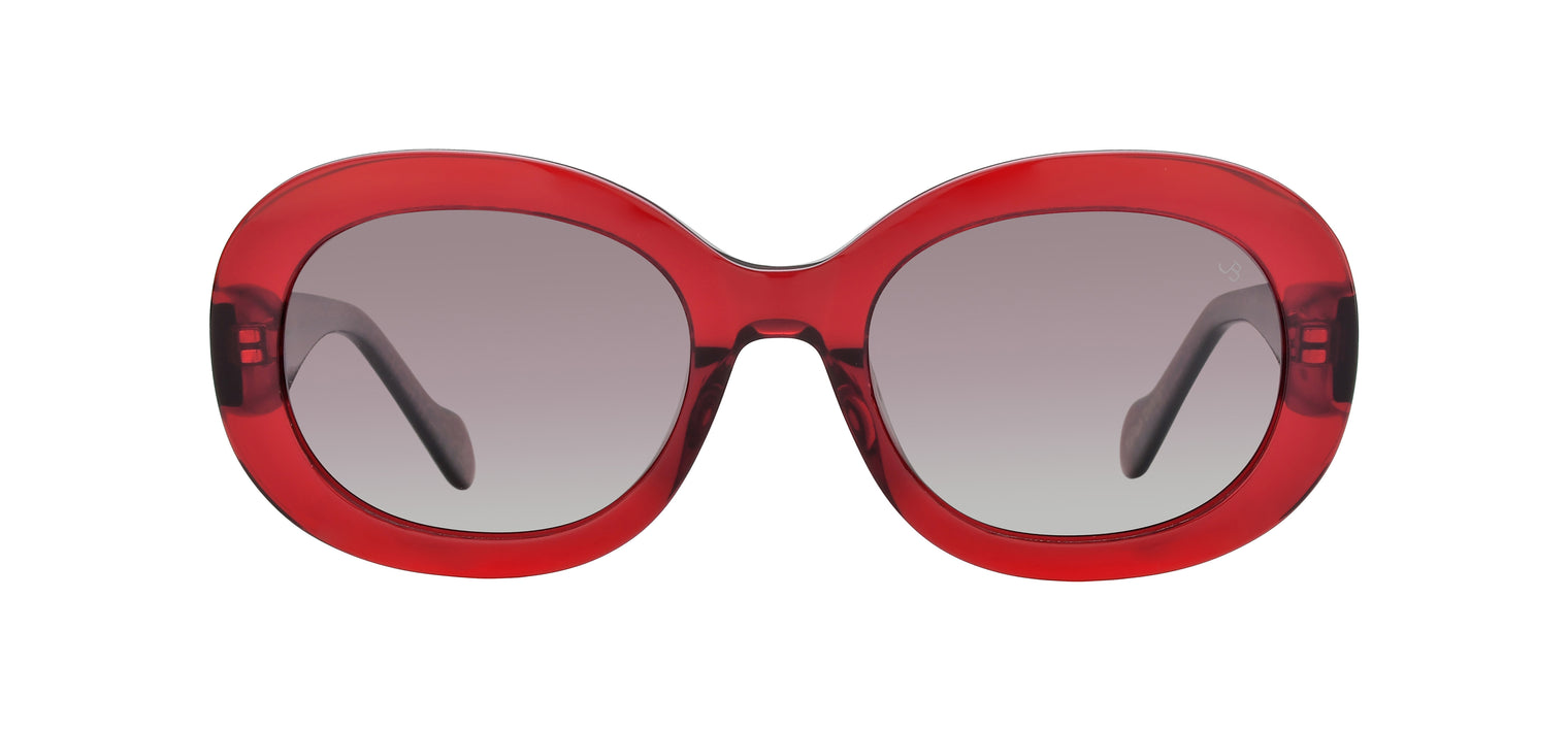 Gafas de sol con forma ovalada Julia Backer de Color negra