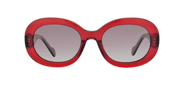 Gafas de sol con forma ovalada Julia Backer de Color negra