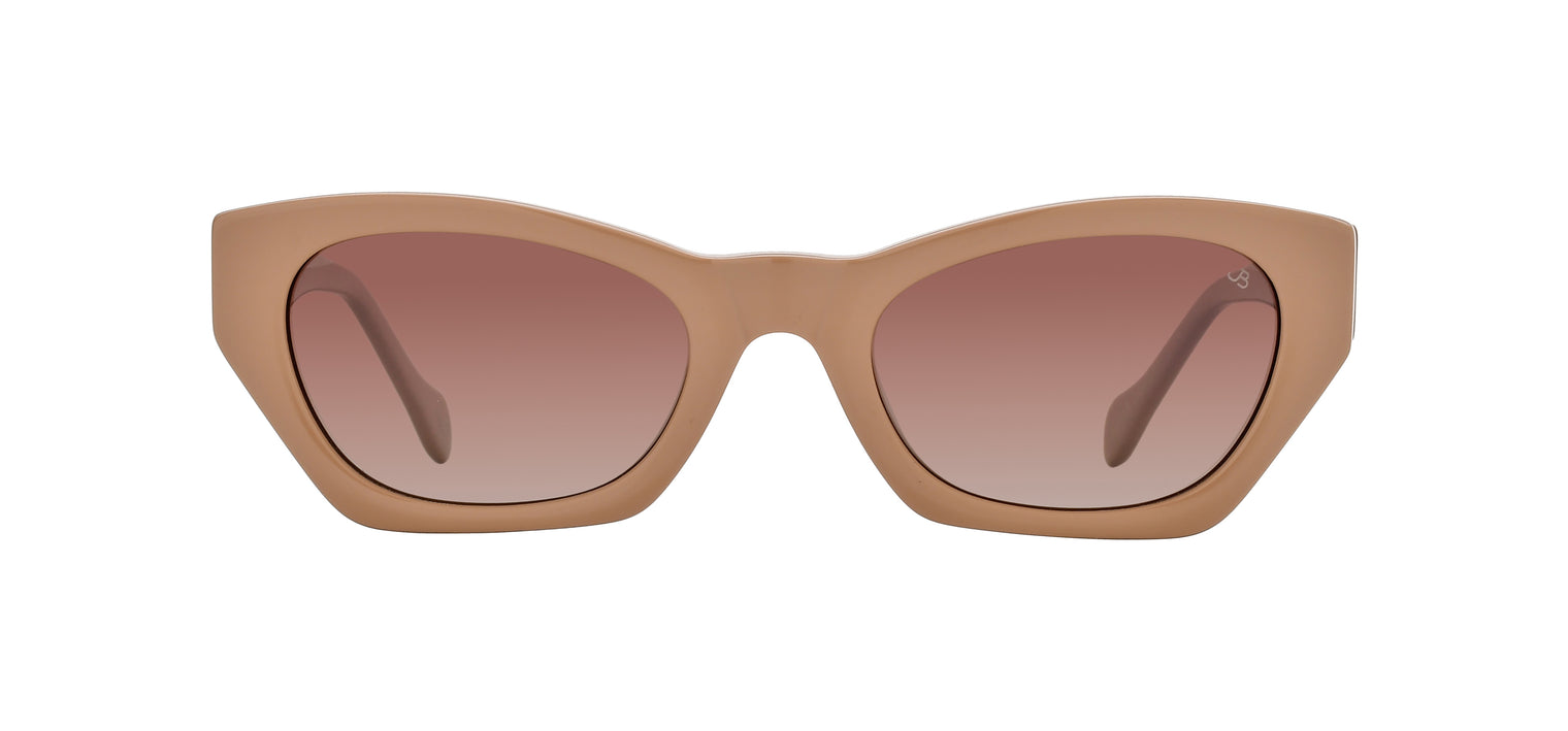 Gafas de sol con forma cat eye Julia Backer de Color habana