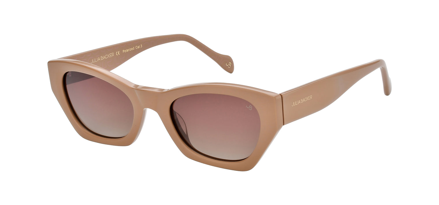 Gafas de sol con forma cat eye Julia Backer de Color habana2