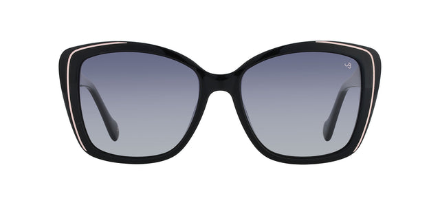 Gafas de sol cuadradas Julia Backer de Color negra