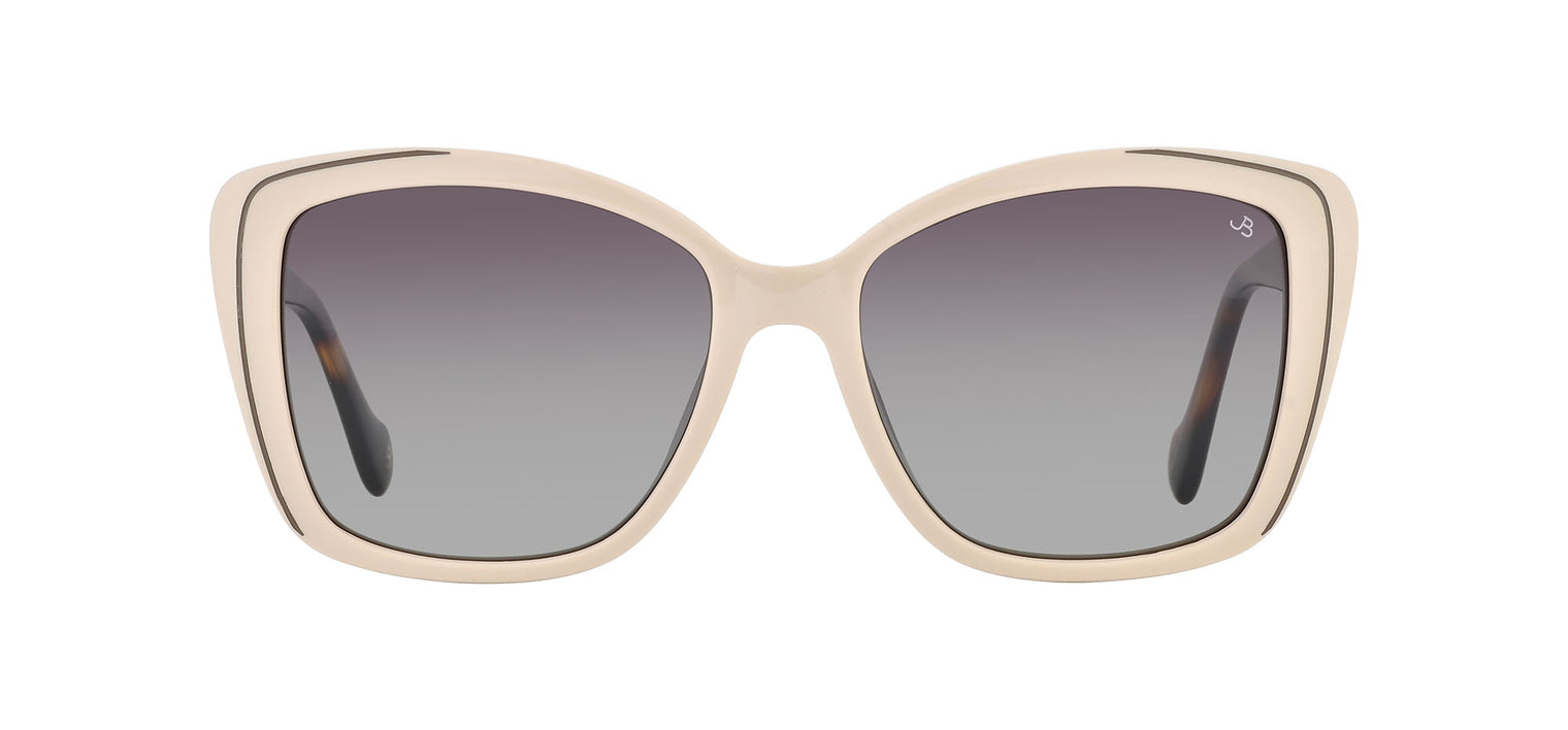 Gafas de sol cuadradas Julia Backer de Color beige