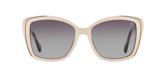 Gafas de sol cuadradas Julia Backer de Color beige
