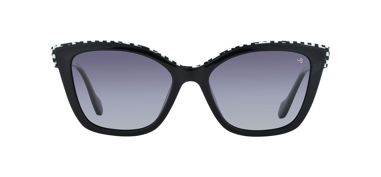 Gafas de sol estilo cat eye Julia Backer de Color negra