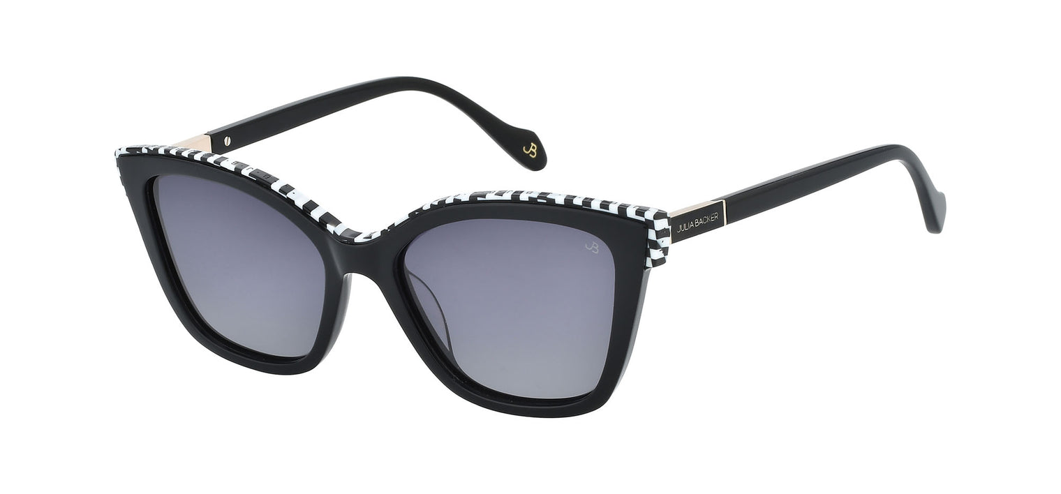 Gafas de sol estilo cat eye Julia Backer de Color negra