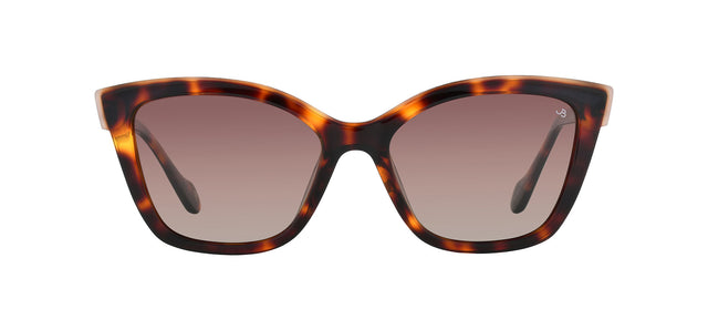 Gafas de sol estilo cat eye Julia Backer de Color habana