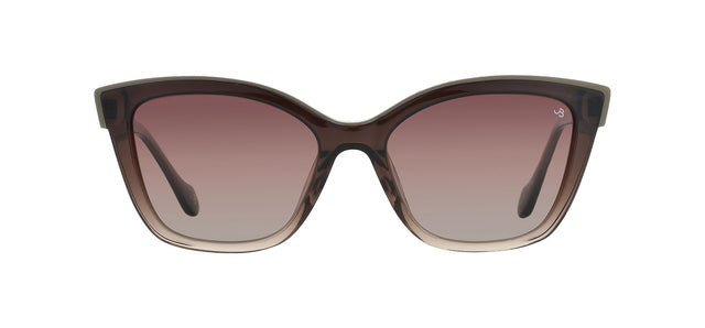 Gafas de sol estilo cat eye Julia Backer de Color marrón