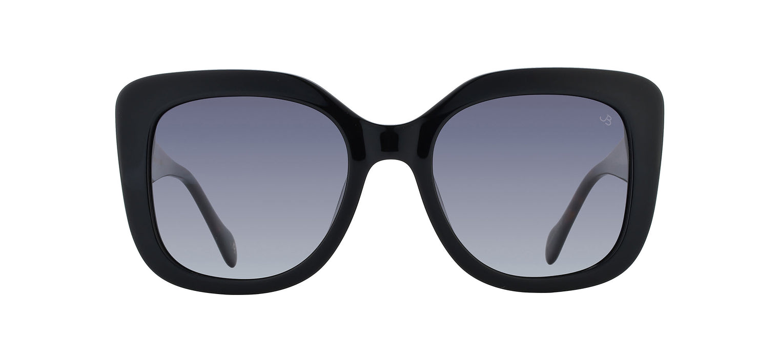 Gafas de sol cuadradas Julia Backer de Color negra