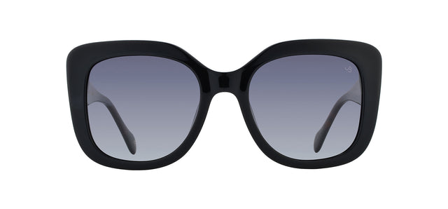 Gafas de sol cuadradas Julia Backer de Color negra