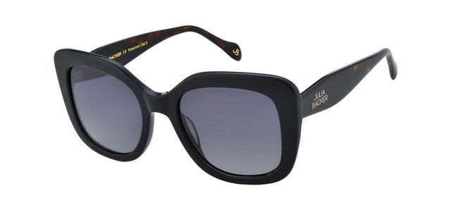 Gafas de sol cuadradas Julia Backer de Color negra