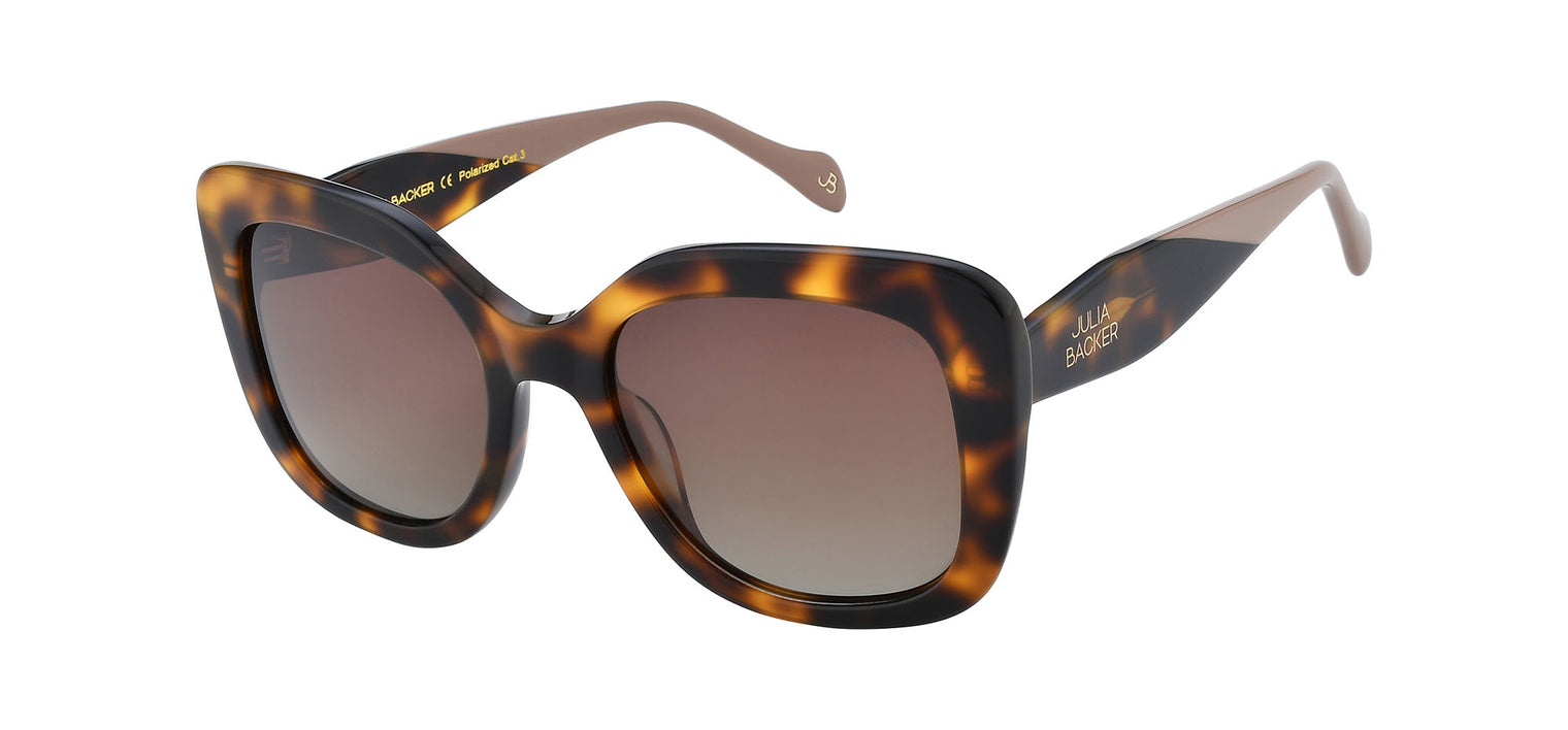 Gafas de sol cuadradas Julia Backer de Color habana
