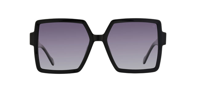 Gafas de sol cuadradas Julia Backer de Color negra