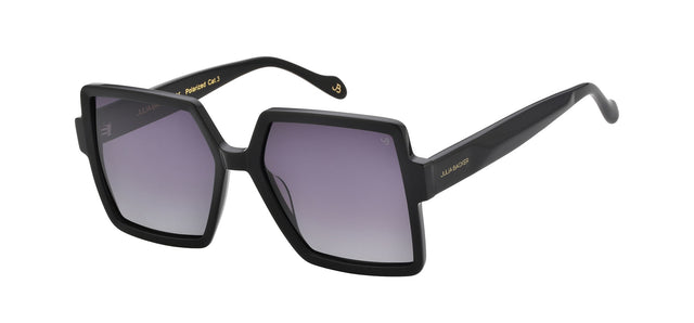 Gafas de sol cuadradas Julia Backer de Color negra