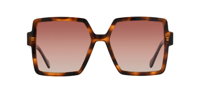 Gafas de sol cuadradas Julia Backer de Color habana