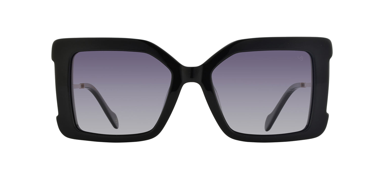 Gafas de sol cuadradas Julia Backer de Color negra