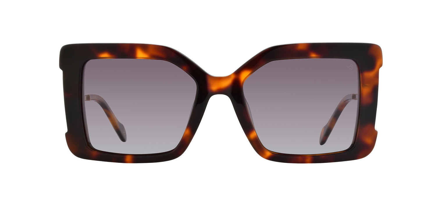 Gafas de sol cuadradas Julia Backer de Color habana