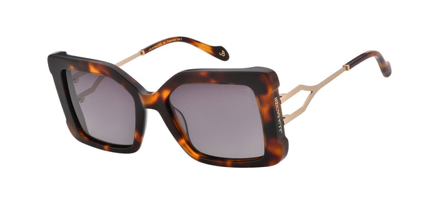 Gafas de sol cuadradas Julia Backer de Color habana