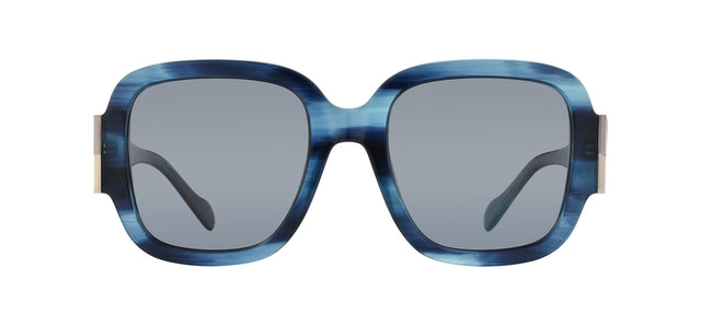 Gafas de sol cuadradas Julia Backer de Color azul-texturizado