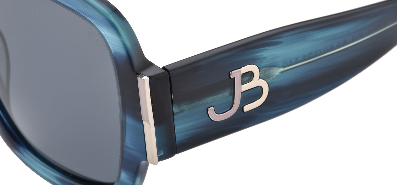 Gafas de sol cuadradas Julia Backer de Color azul-texturizado