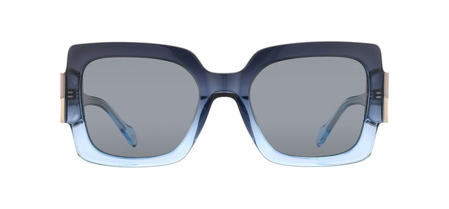 Gafas de sol cuadradas Julia Backer de Color azul-degradado