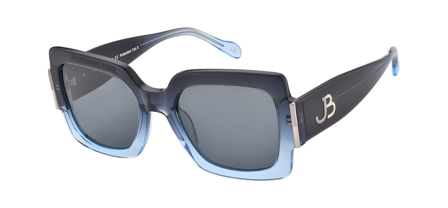 Gafas de sol cuadradas Julia Backer de Color azul-degradado