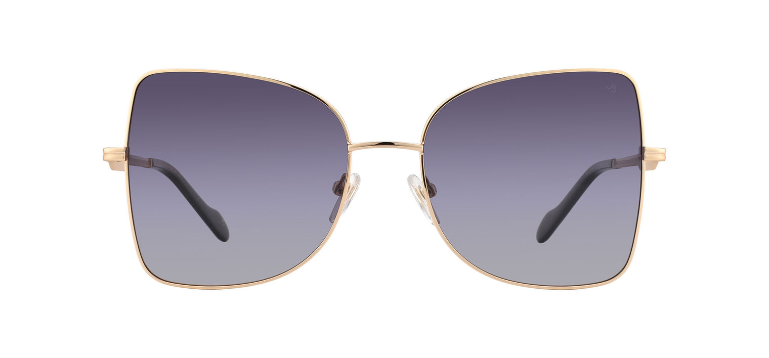 Gafas de sol con forma de mariposa Julia Backer de Color dorada