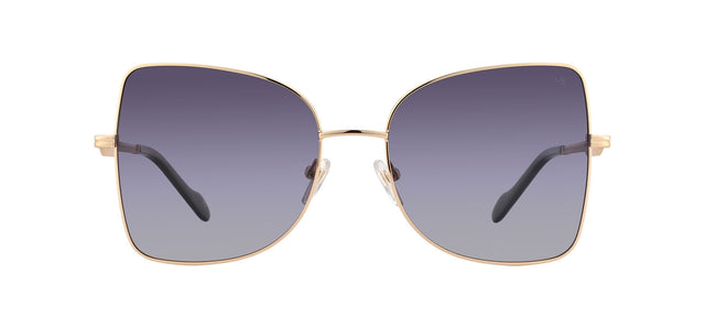 Gafas de sol con forma de mariposa Julia Backer de Color dorada