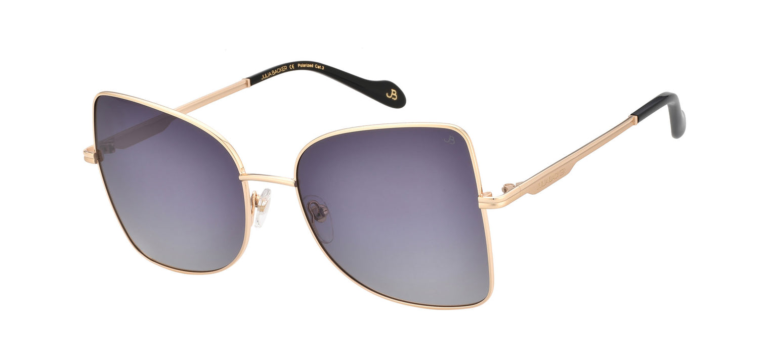 Gafas de sol con forma de mariposa Julia Backer de Color dorada