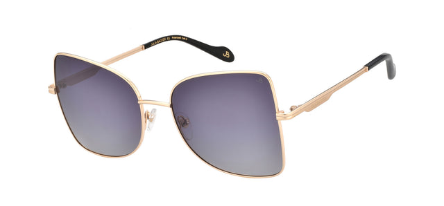 Gafas de sol con forma de mariposa Julia Backer de Color dorada