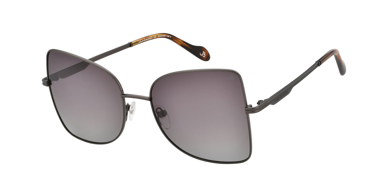 Gafas de sol con forma de mariposa Julia Backer de Color gris-oscura