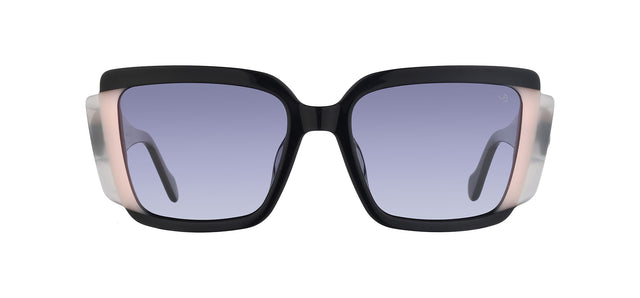 Gafas de sol cuadradas Julia Backer de Color negra