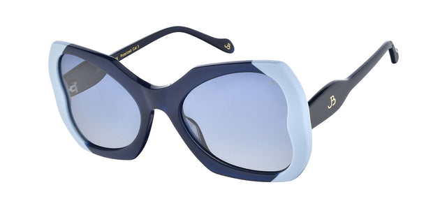 Gafas de sol con forma de mariposa Julia Backer de Color azul-celeste