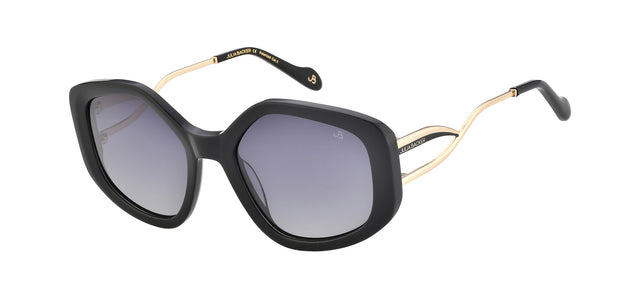 Gafas de sol con forma geométrica Julia Backer de Color negra