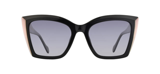 Gafas de sol cuadradas Julia Backer de Color negra