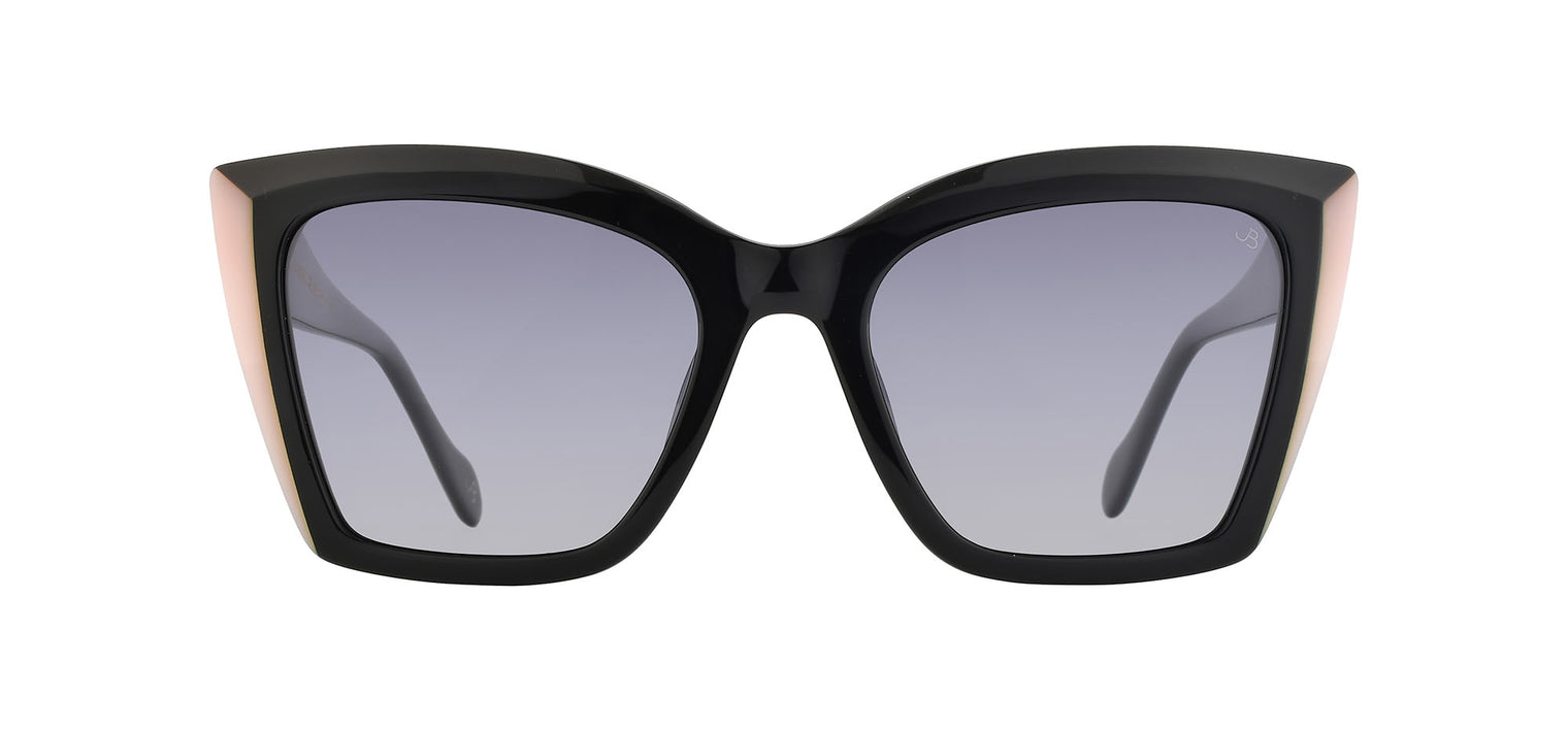 Gafas de sol cuadradas Julia Backer de Color negra