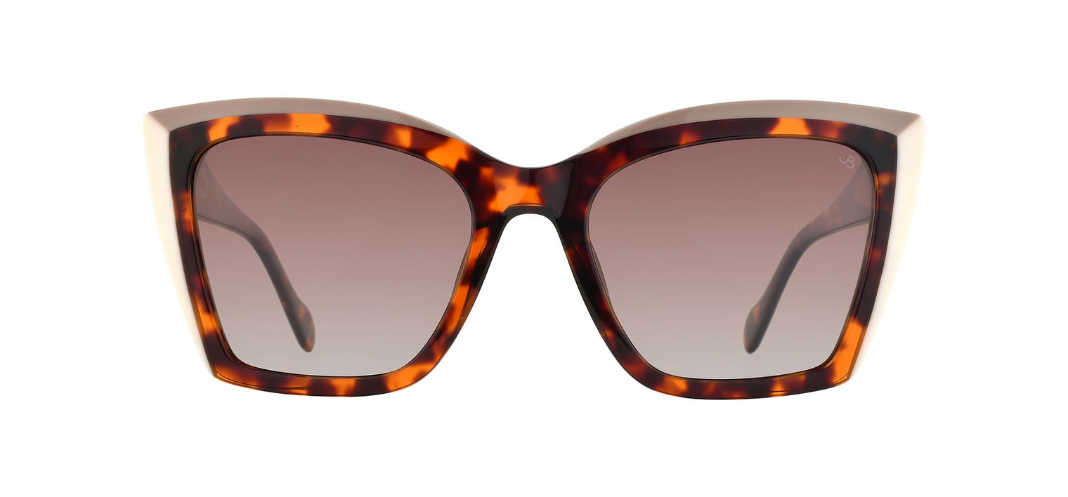 Gafas de sol cuadradas Julia Backer de Color habana