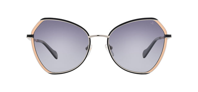 Gafas de sol con forma de mariposa Julia Backer de Color negra-rosa