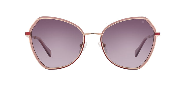 Gafas de sol con forma de mariposa Julia Backer de Color rosa